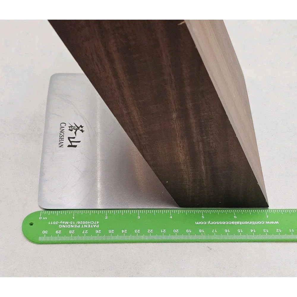 New Cangshan KITA Series Hua Modern Wood Knife Block ONLY